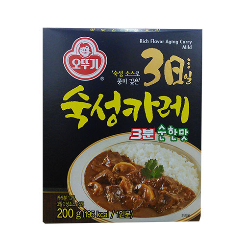 오뚜기 3일 숙성카레 3분 순한맛 200g