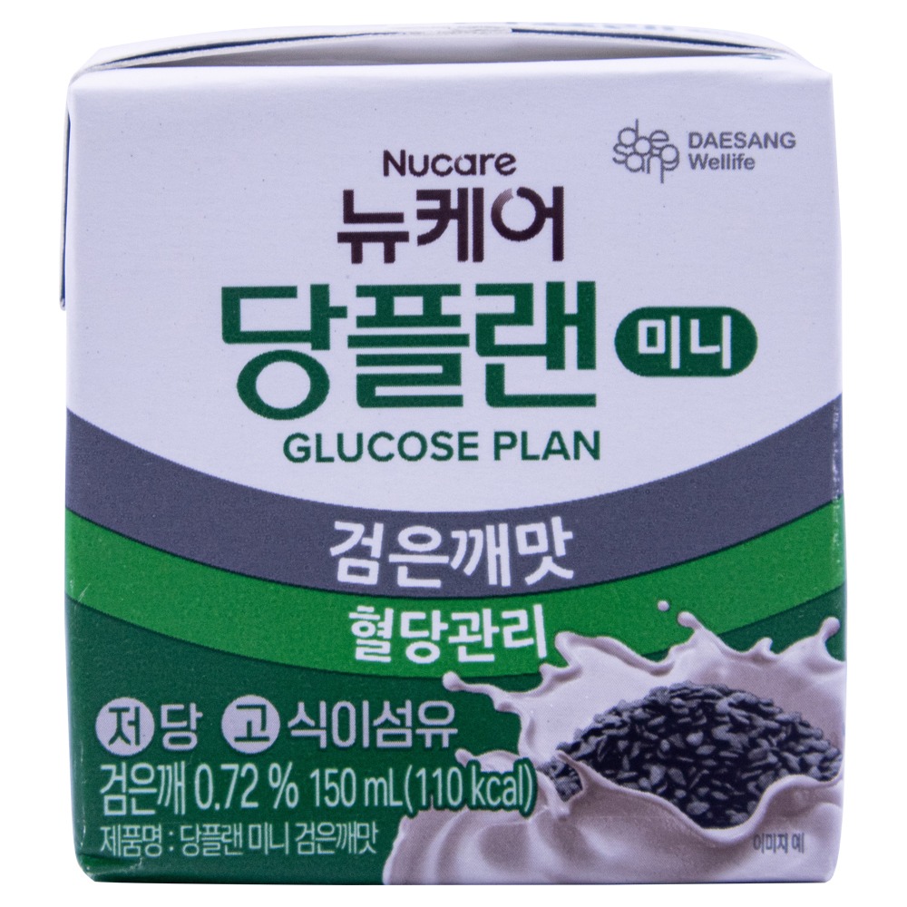 대상웰라이프 뉴케어 당플랜 미니 검은깨맛 150mL