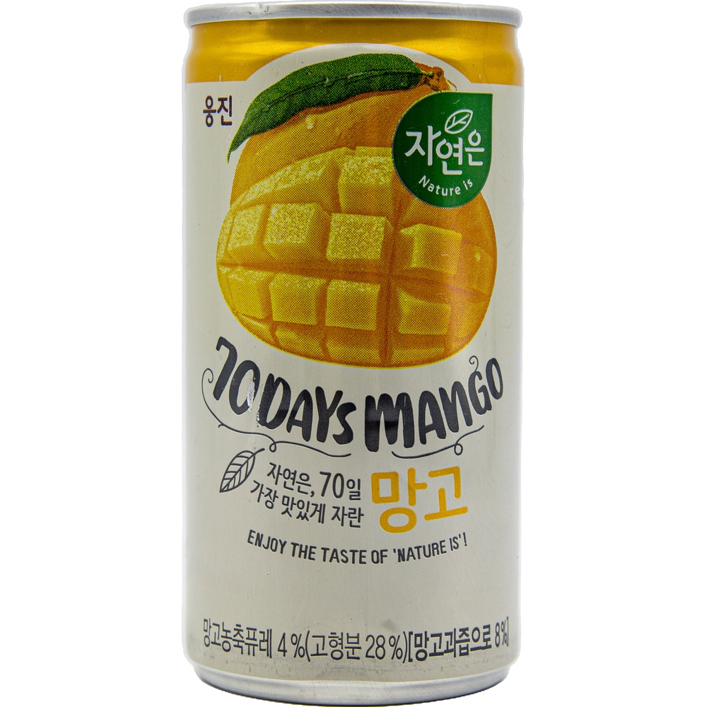 웅진 자연은 70일 가장 맛있게 자란 망고 180mL
