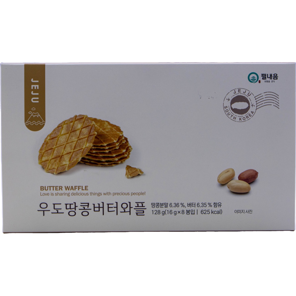필내음 우도 땅콩 버터 와플 16g