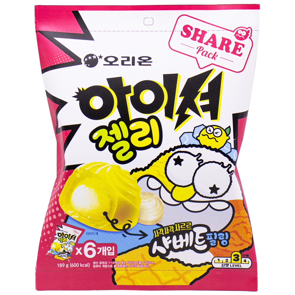 오리온 아이셔 젤리 샤베트 필링 189g