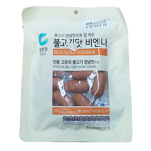 청정원 불고기맛 비엔나 110g