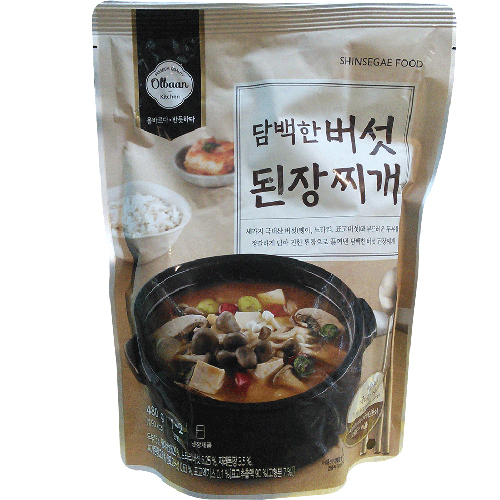 올반 담백한 버섯된장찌개 480g