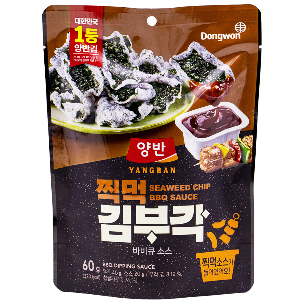 동원 양반 찍먹 김부각 바비큐 소스 60g