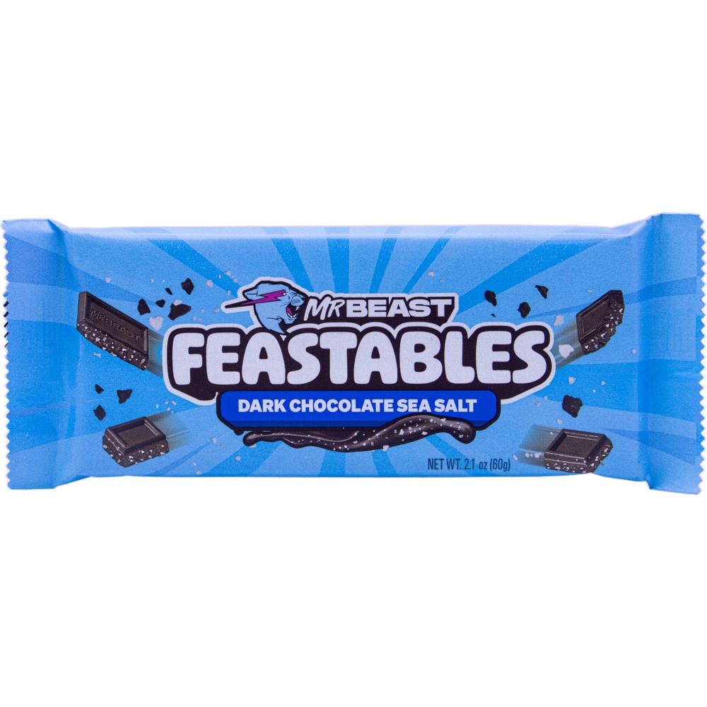 미스터비스트 피스터블 다크 초콜릿 씨쏠트 60g