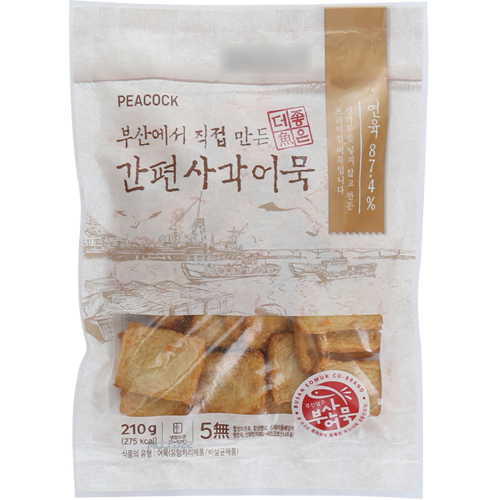 피코크 간편사각어묵 210g