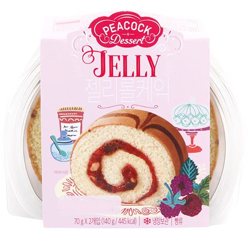 피코크 젤리롤케익 140g