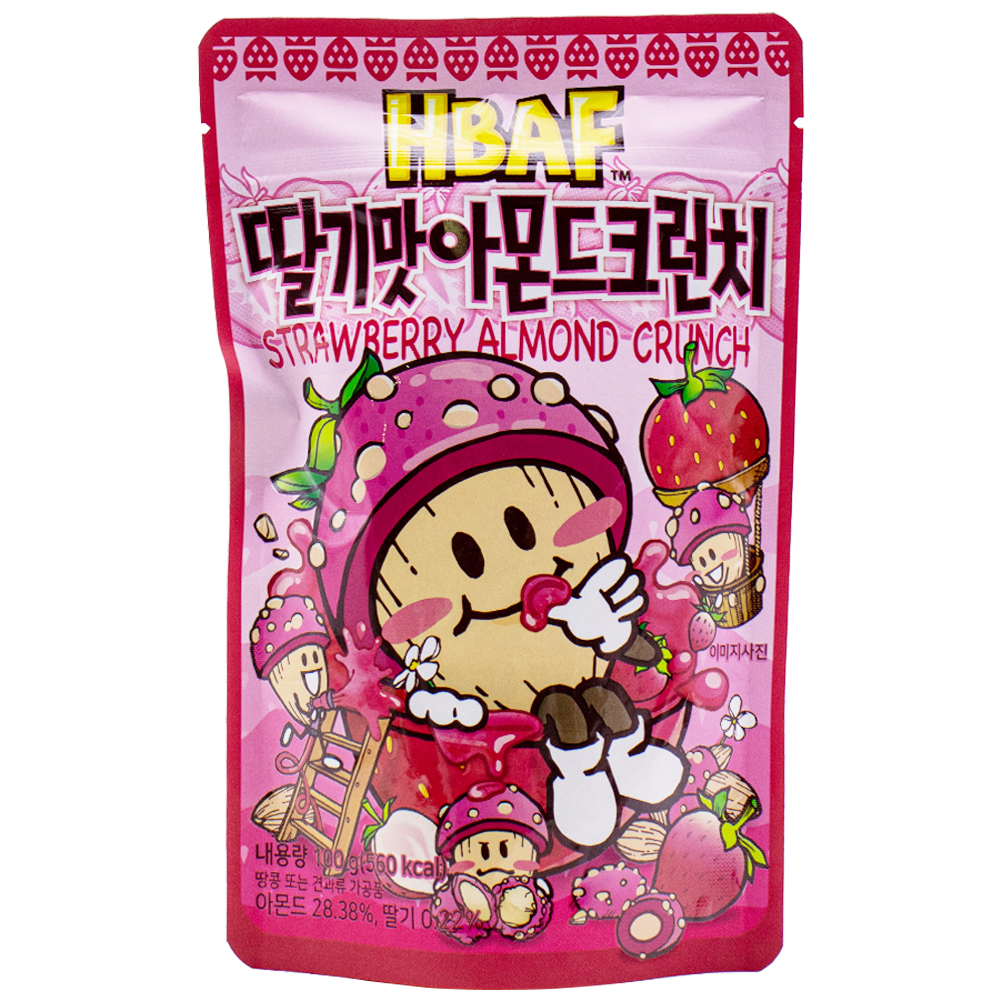 바프 딸기맛 아몬드 크런치 100g
