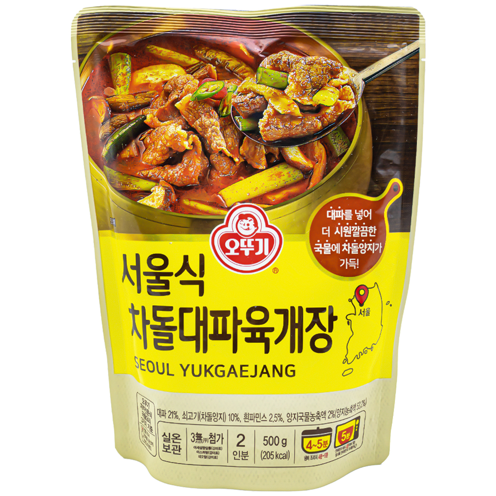 오뚜기 서울식 차돌대파육개장 500g