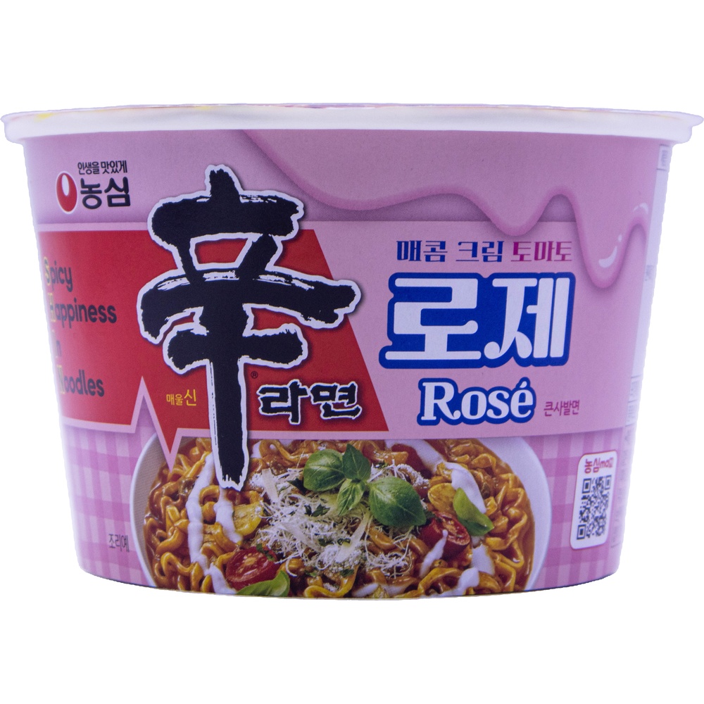 농심 신라면 로제 큰사발면 108g