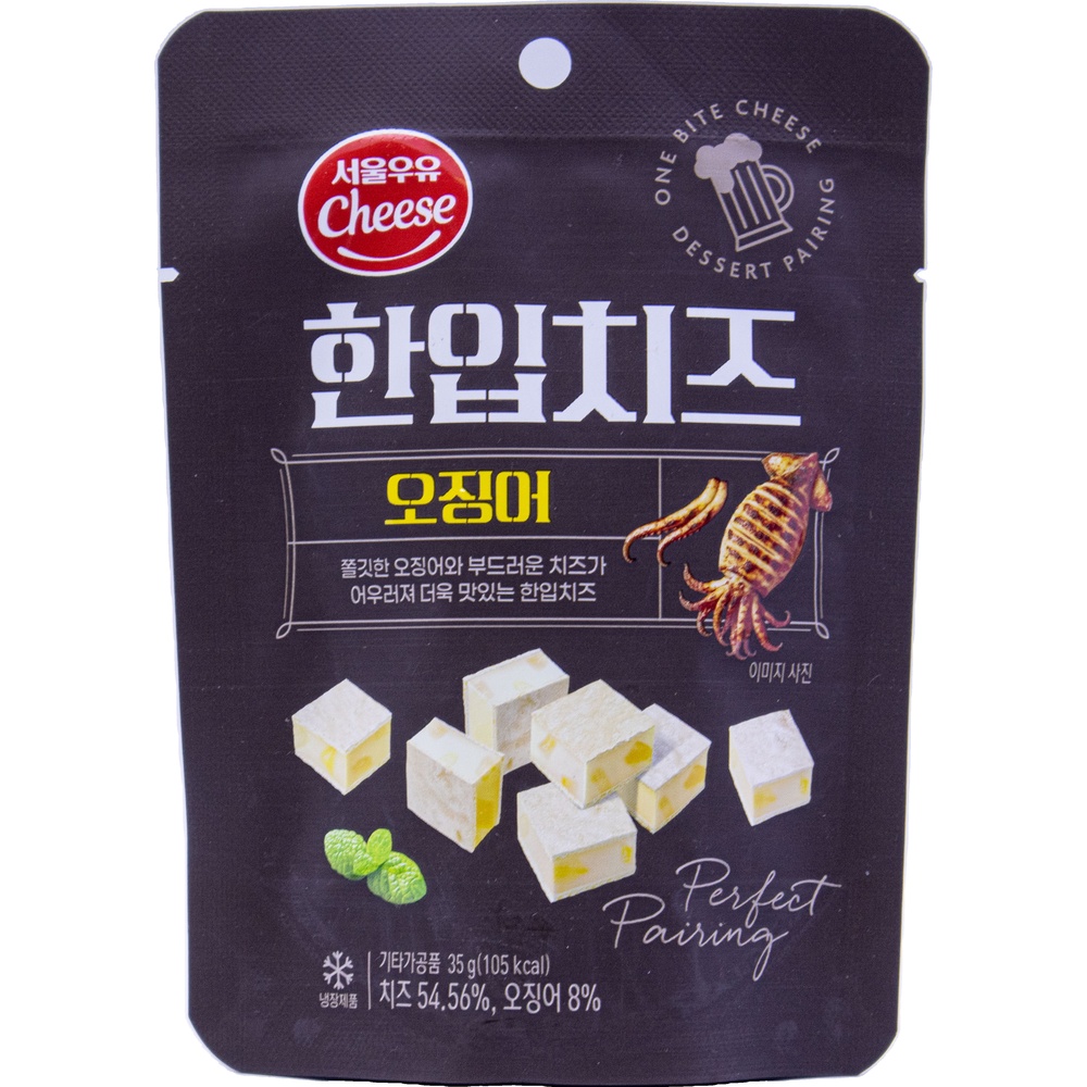 서울우유 한입치즈 오징어 35g
