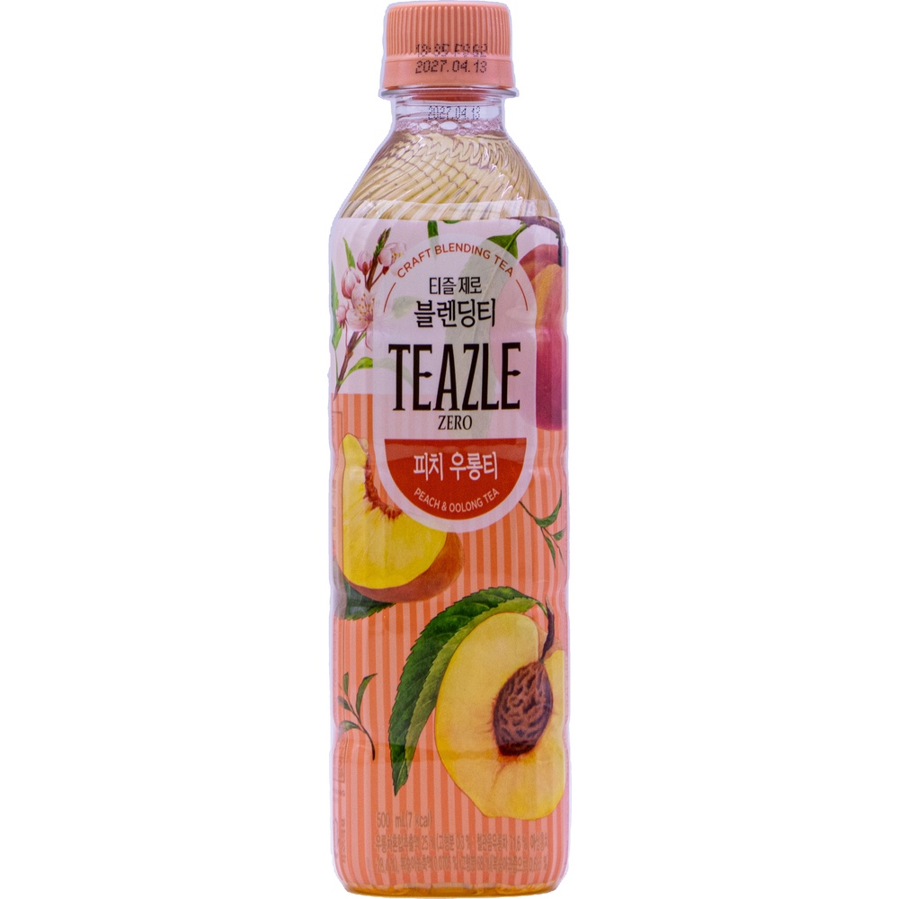 웅진 티즐 제로 피치우롱티 500mL
