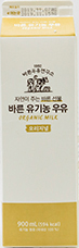 보령우유 바른우유연구소 유기농 우유 900ml