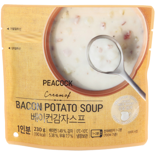 피코크 베이컨감자스프 230g