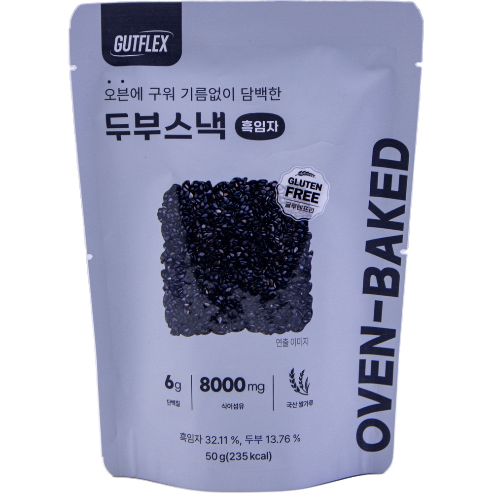 애디드바이옴 것플렉스 두부스낵 흑임자 50g