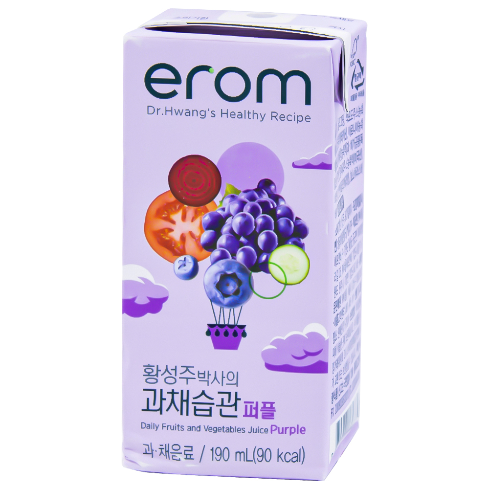 이롬 황성주 박사의 과채습관 퍼플 190ml