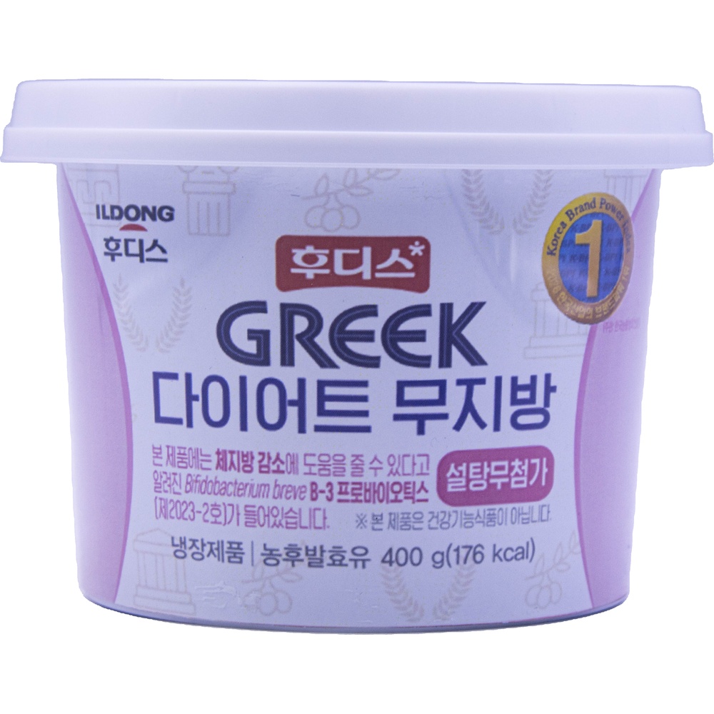 일동후디스 다이어트 무지방 그릭요거트 400g