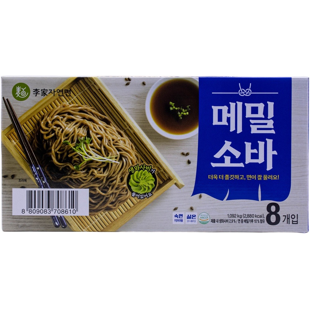 이가자연면 메밀소바 136.5g