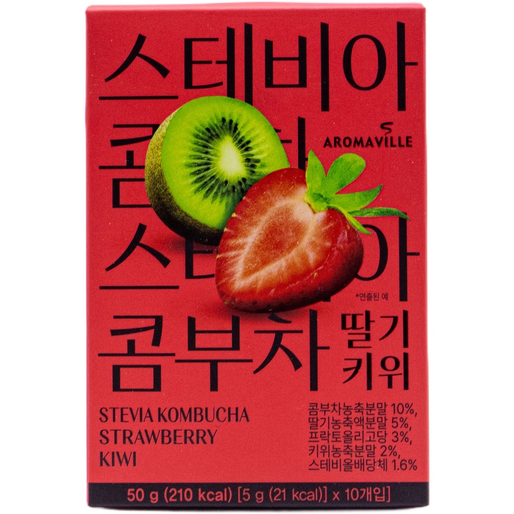 아로마빌커피 스테비아 콤부차 딸기 키위 5g
