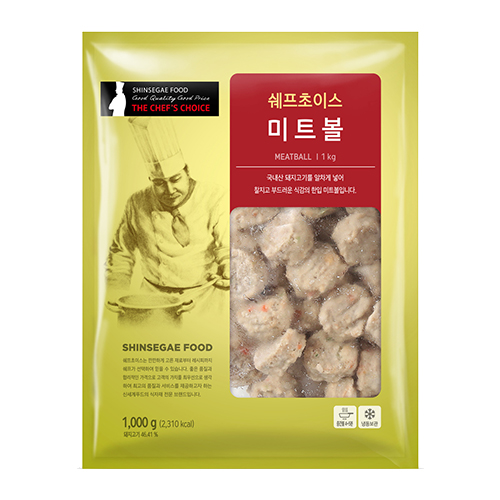 신세계푸드 쉐프초이스 미트볼 1kg