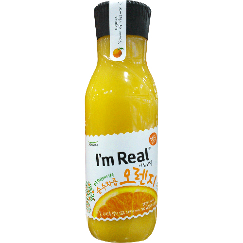 풀무원 아임리얼 순수착즙 오렌지 700ml