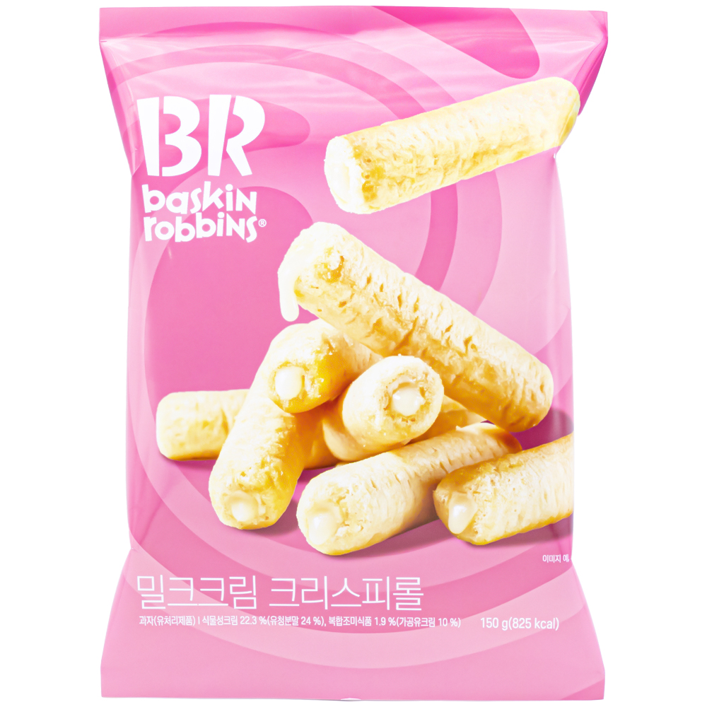 배스킨라빈스 밀크크림 크리스피롤 150g