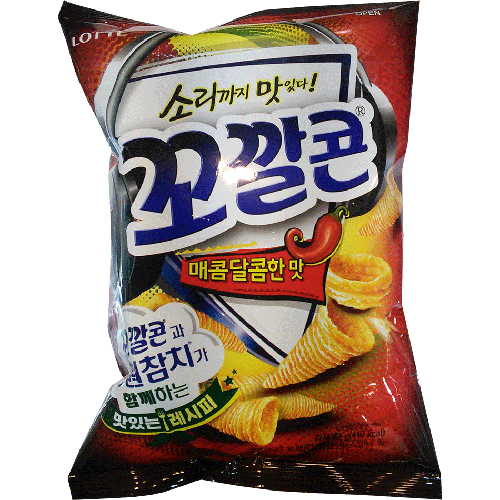 롯데 꼬깔콘 매콤달콤한맛 72g