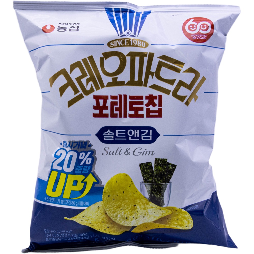 농심 크레오파트라 솔트앤김 105g