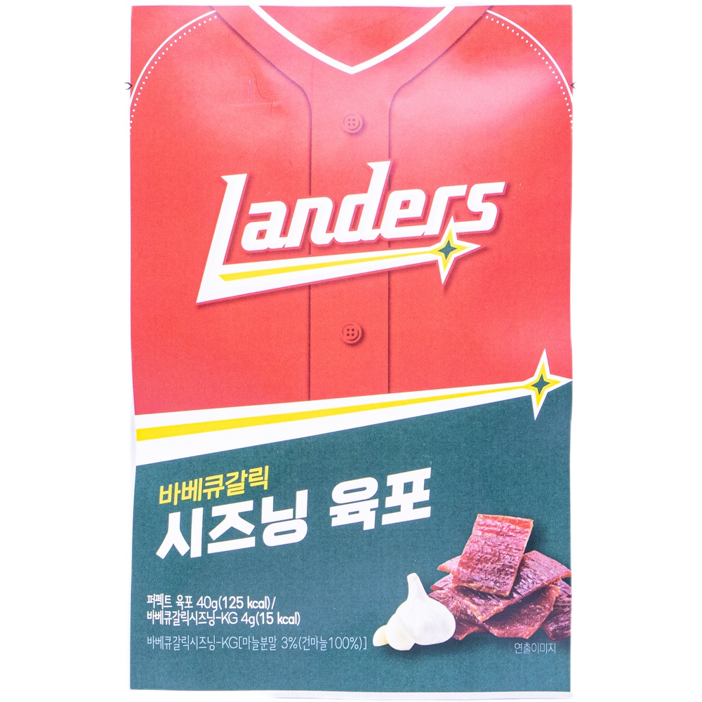 SSG 랜더스 바베큐갈릭 시즈닝 육포 44g