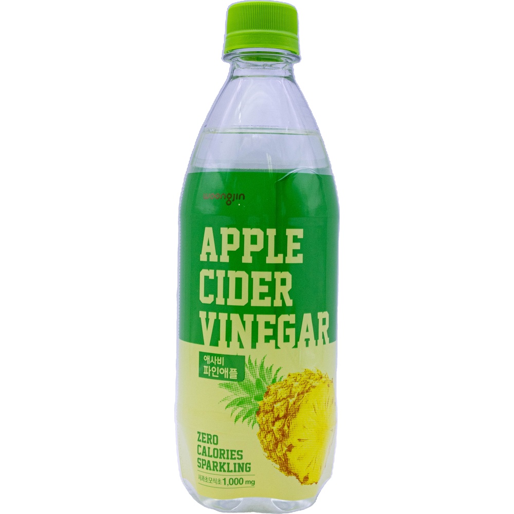 웅진 애플 사이다 비니거 파인애플 500mL