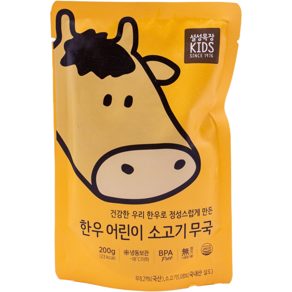 설성목장 키즈 한우 어린이 소고기 무국 200g