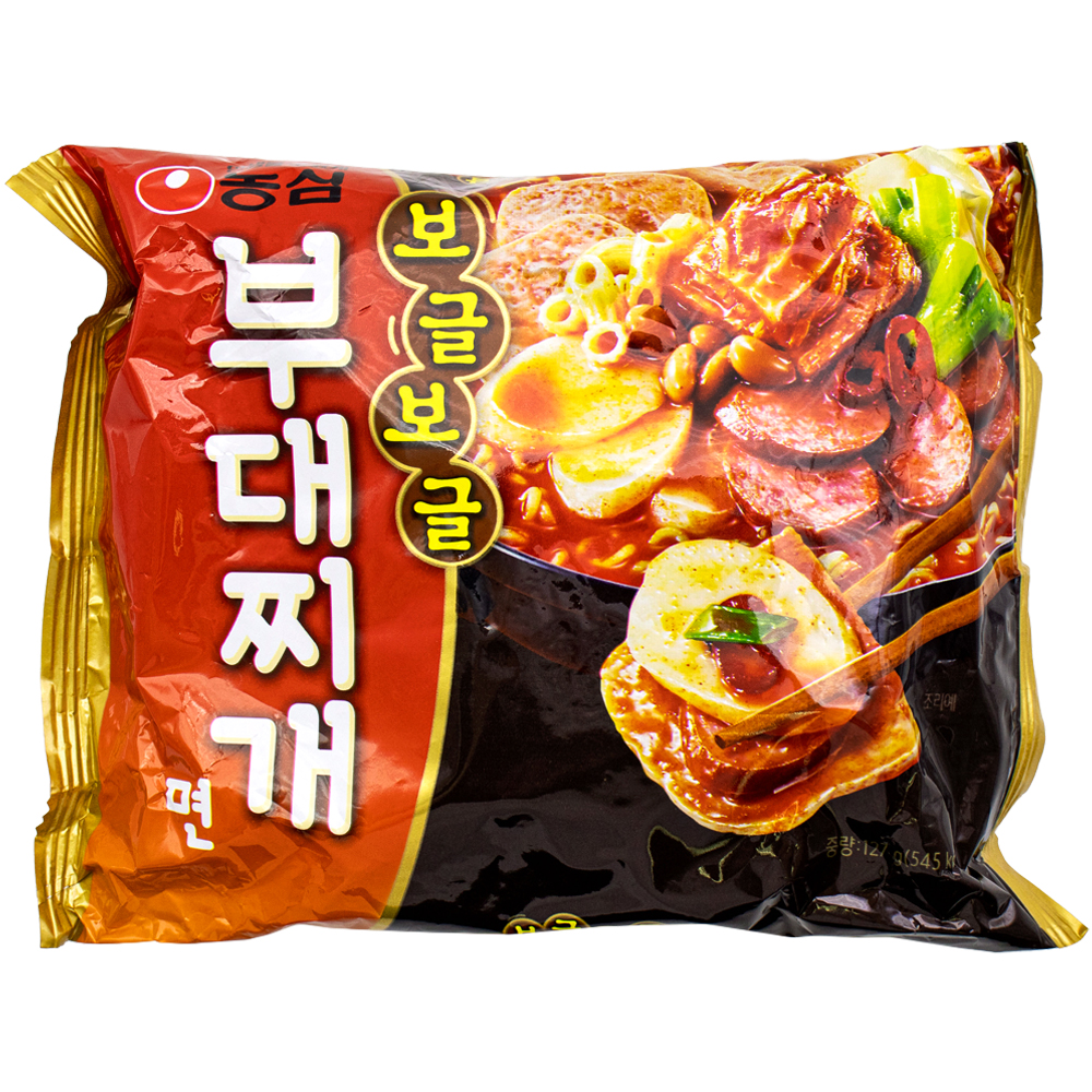 농심 보글보글 부대찌개면 127g