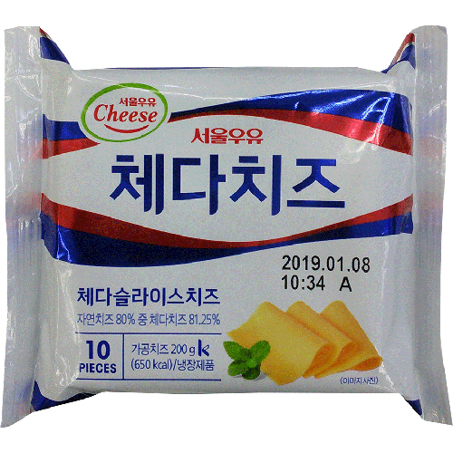 서울우유 체다슬라이스치즈 200g