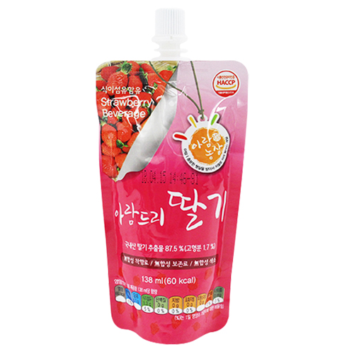 아람농장 아람드리 딸기 138ml