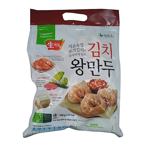 풀무원 생가득 김치왕만두 700g