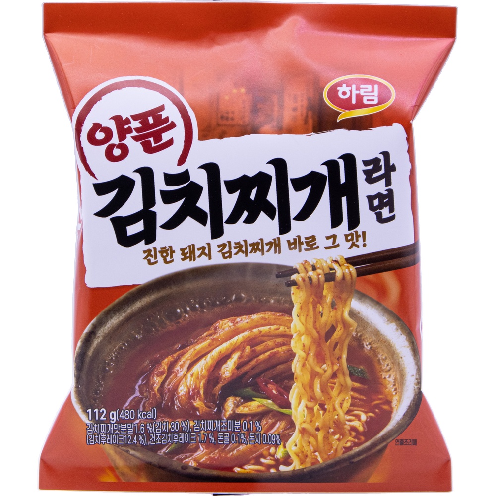 하림 양푼 김치찌개 라면 112g
