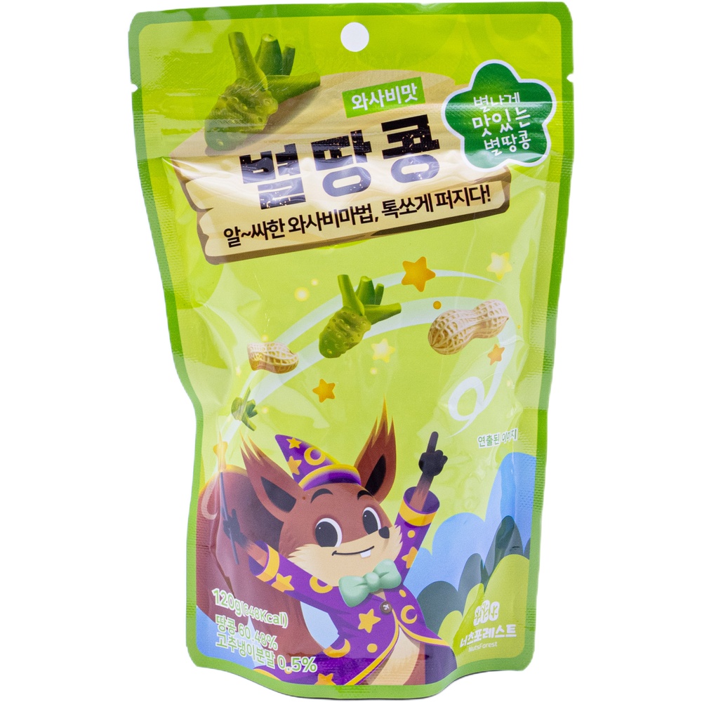너츠포레스트 와사비맛 별땅콩 120g