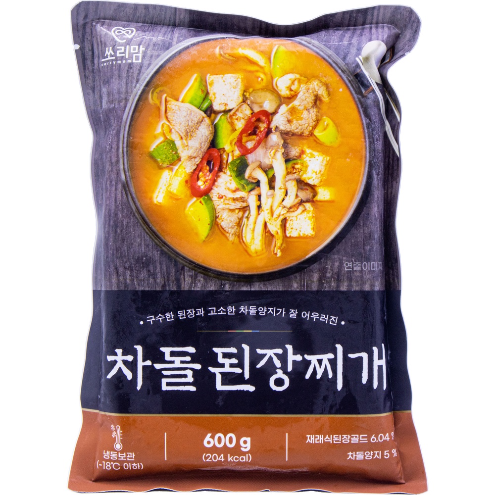 MS푸드 쏘리맘 차돌 된장찌개 600g