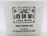 백미당 우유아이스크림 컵 135ml