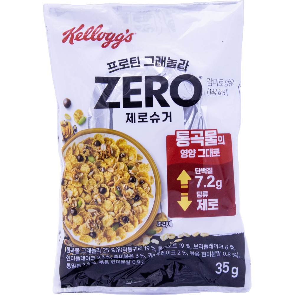 농심 켈로그 프로틴 그래놀라 제로슈거 35g