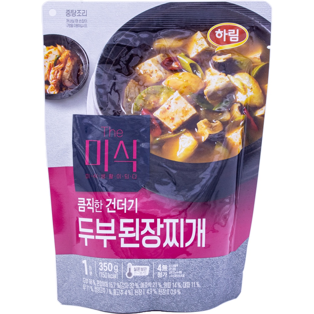 하림 더미식 큼직한 건더기 두부된장찌개 350g