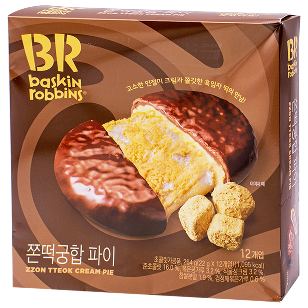 배스킨라빈스 쫀떡궁합 파이 264g