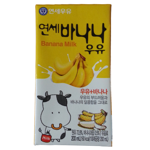 연세우유 연세바나나우유 200ml