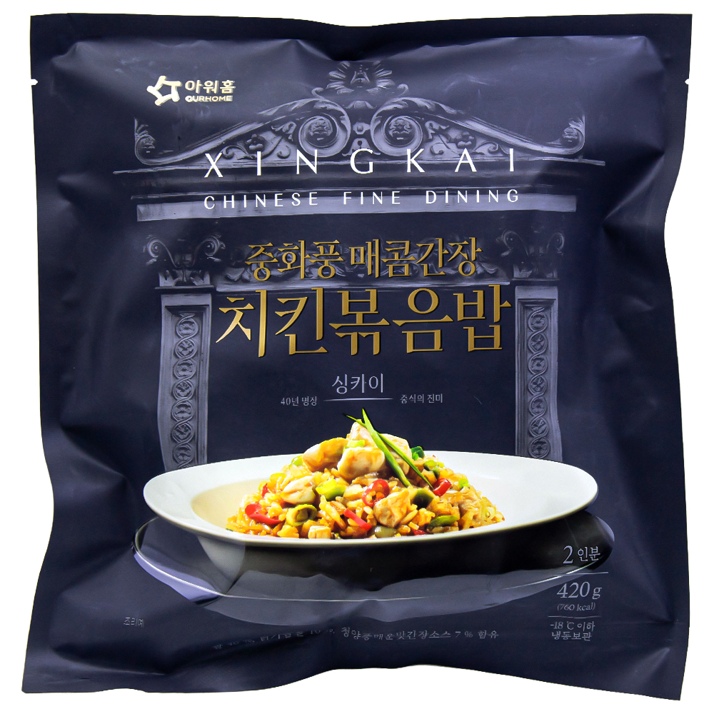 아워홈 싱카이 중화풍 매콤간장 치킨볶음밥 420g