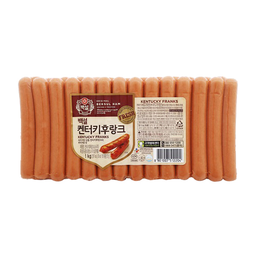 백설 켄터키후랑크소시지 1000g