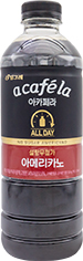 빙그레 아카페라 올데이 설탕무첨가 아메리카노 1L