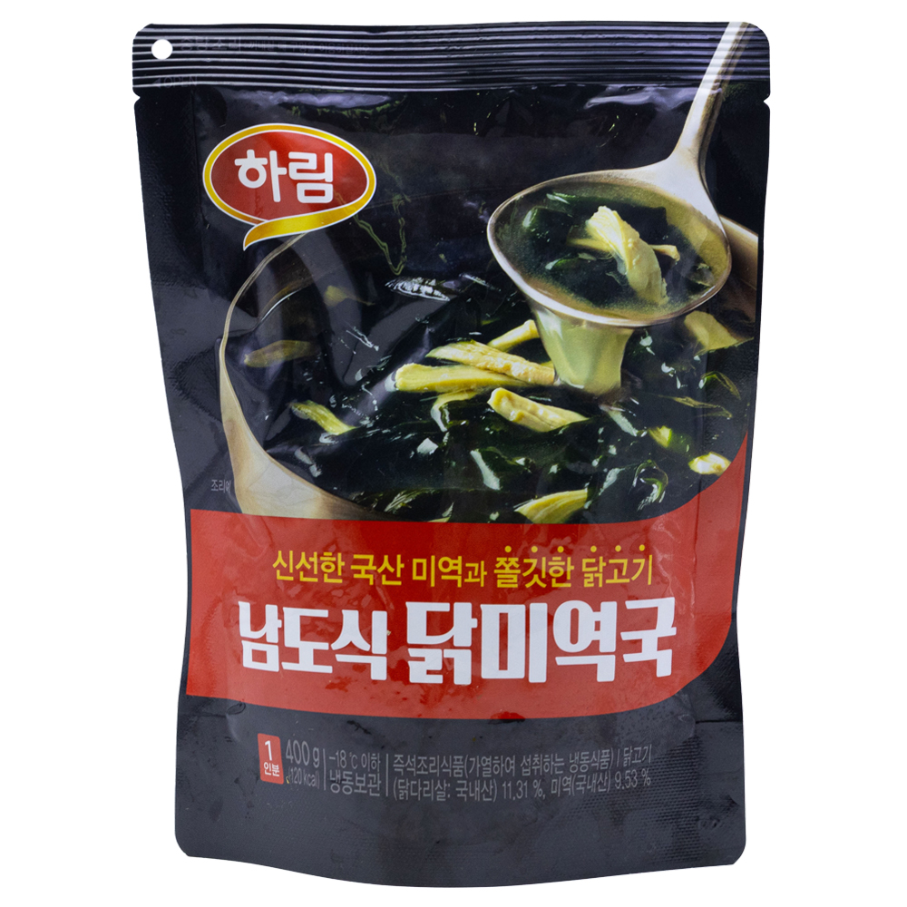 하림 남도식 닭미역국 400g