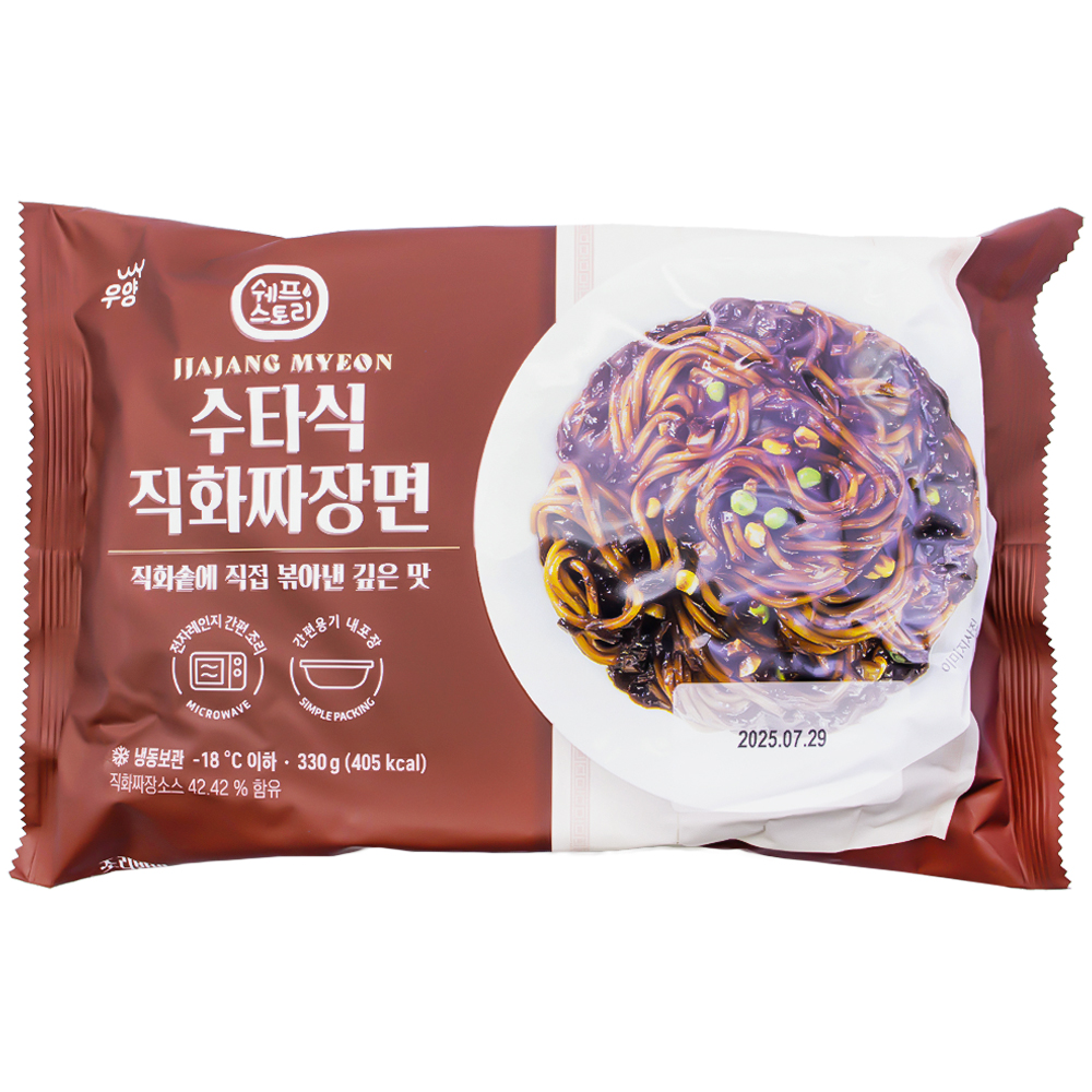 우양 쉐프스토리 수타식 직화짜장면 330g
