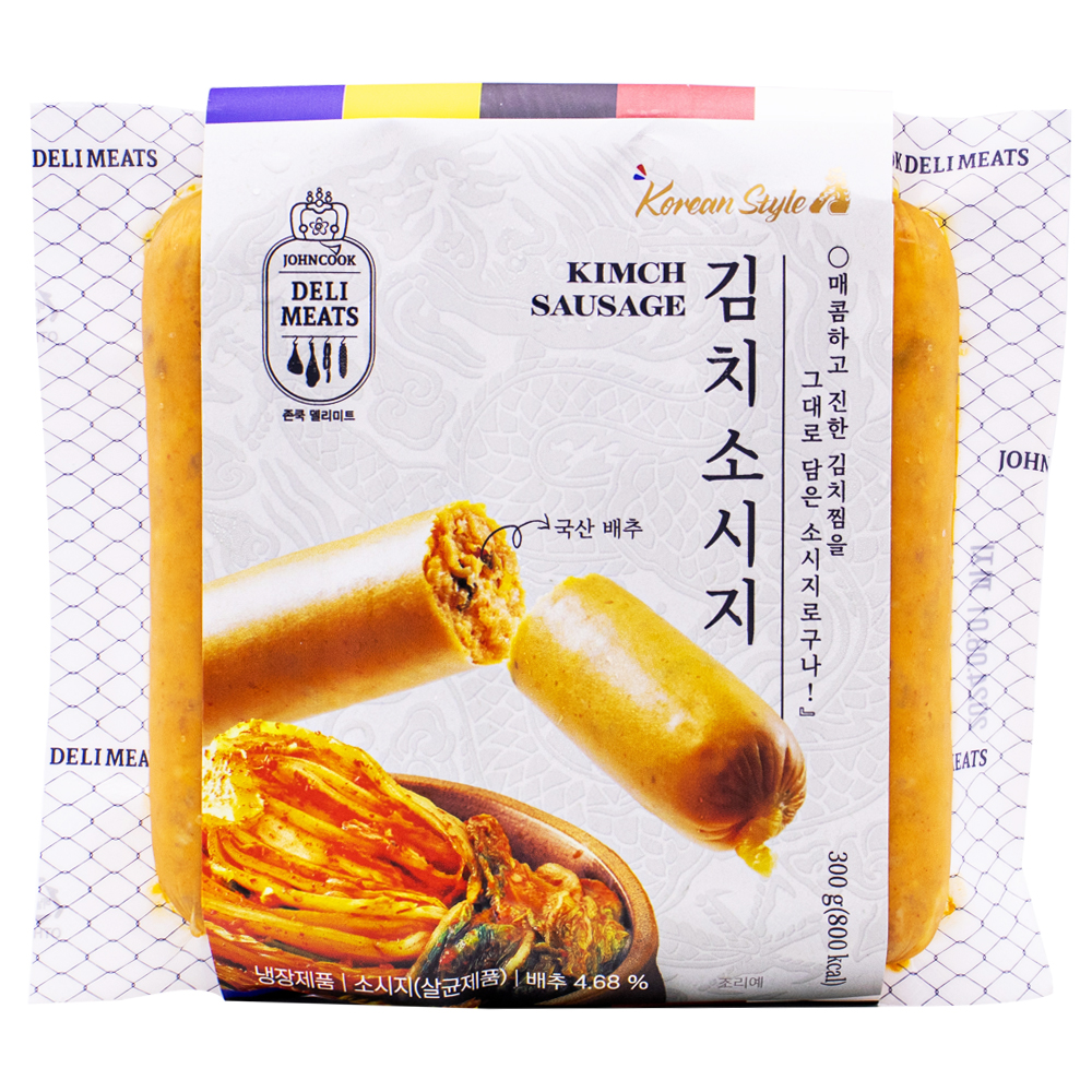 존쿡 델리미트 김치 소시지 300g