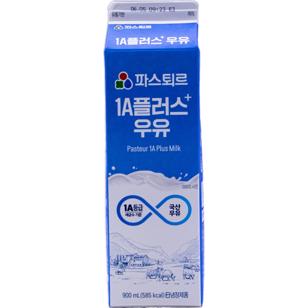 롯데 파스퇴르 1A플러스 우유 900mL